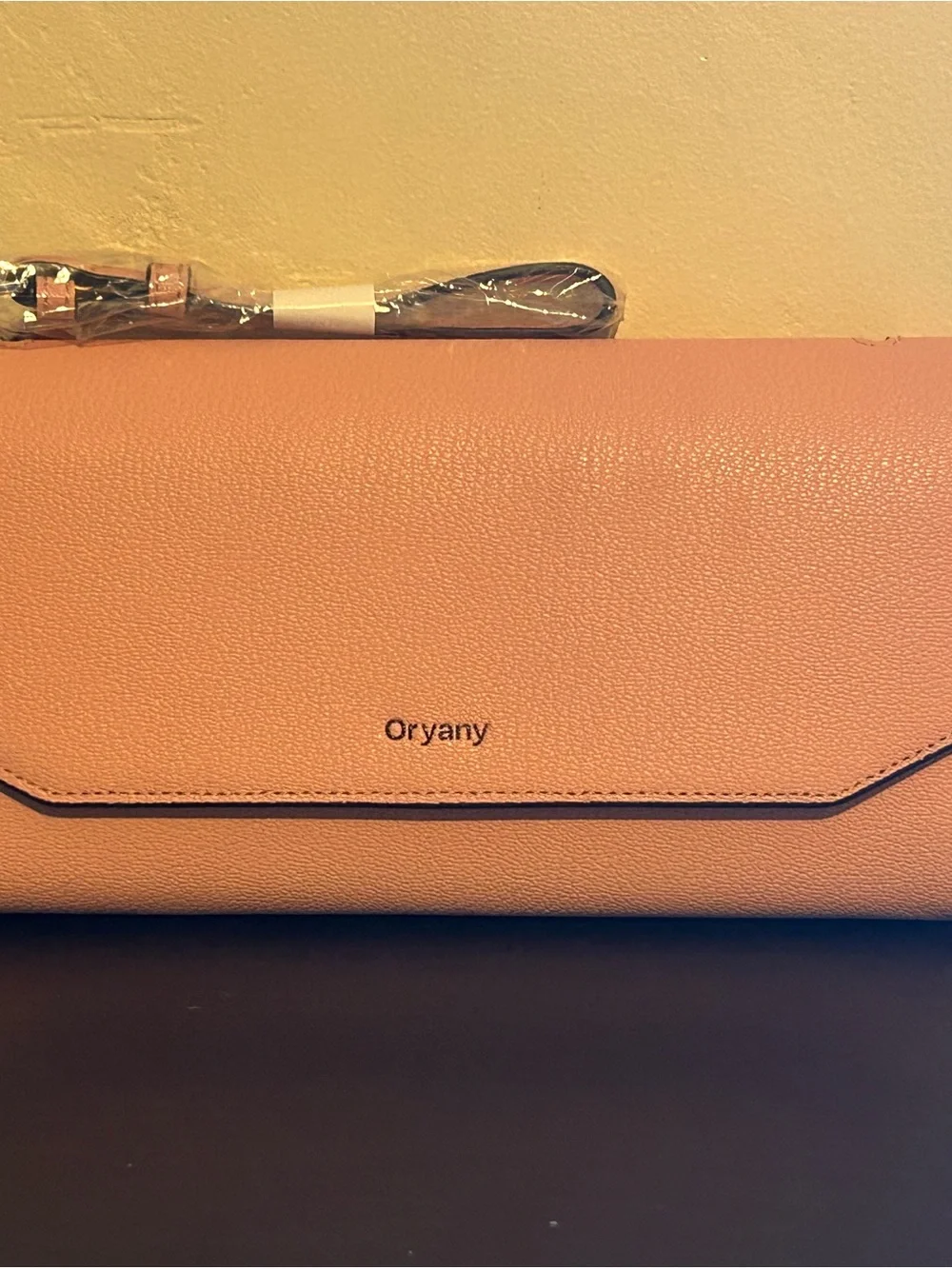 ORYANY Baby Pink Genuine Leather Mandy Crossbody With Passport Holder NWTS